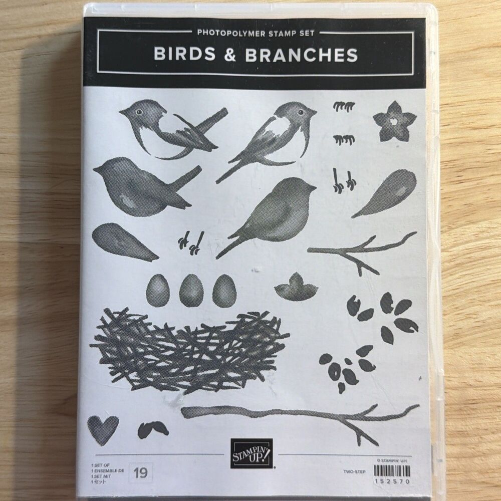 Stampin' Up BIRDS & BRANCHES Stamp Set & BIRDS & MORE Dies Wreath Nature Bundle